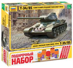 Модель Советский средний танк Т-34/85 (обр. 1944) (подарочный)