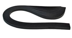 Бумага-квиллинг (10мм) Чёрный бархат, 150пол