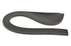 Бумага-квиллинг (10мм) Тёмно-серый, 150пол