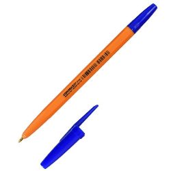 Ручка шариковая Corvina 51 Vintage 1мм синяя (оранжевый корпус)