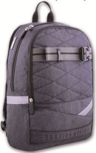 Рюкзак молодежный 45х31х15см Серый (Стежка)