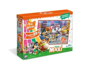 Пазлы 35эл ГИГ 44 Котенка.Музыкальная группа