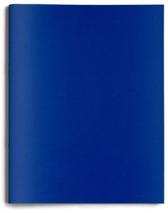 Тетрадь 48л клетка бум-винил СИНИЙ (А5)