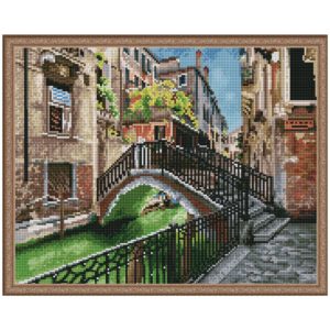 Картина из кристаллов 40х50см Венецианский канал (40 цветов)