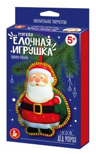 Мягкая игрушка из ткани Дед Мороз