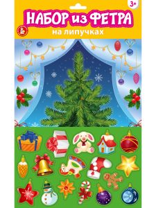 Набор из фетра на липучках Новогодняя ёлочка