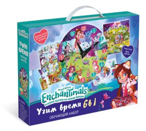 Обучающий набор 6в1 Enchantimals.Учим время
