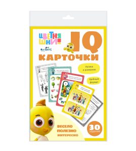 Развивающие карточки IQ Цветняшки. Логика и внимание