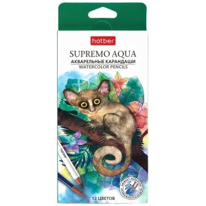 Карандаши 12цв акварельные Supremo Aqua