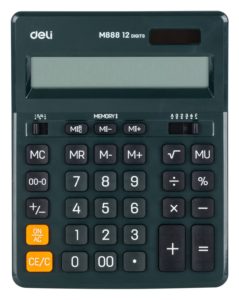 Калькулятор 12р DELI EM888F-green