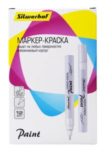 Маркер краска лаковый БЕЛЫЙ Paint