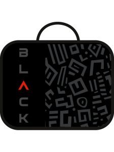 Папка А4 с ручками широкая 335/260/60 Black