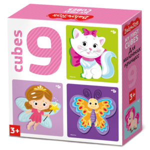 Кубики 9шт Для маленьких принцесс (без обклейки)