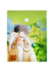 Папка-конверт 15.8×11.4см пластиковая На прогулке 180мкм