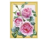 Алмазная мозаика 40х50см Розы (акриловые стразы)