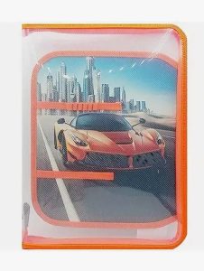 Папка А4 для труда молния вокруг Orange speed 325/230/25