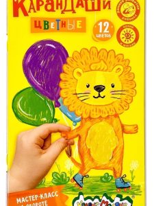 Карандаши 12цв Каляка-Маляка в металлической коробке