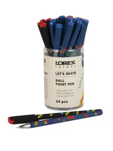 Ручка масляная 0,5мм синяя 24шт LET’S SKATE Slim Soft