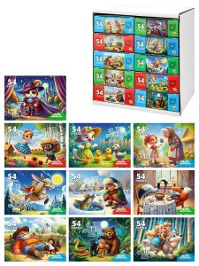 Пазлы 54эл Оживи мультфильм. Сказки №4 10шт