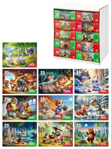 Пазлы 35эл Оживи мультфильм. Сказки №1 10шт