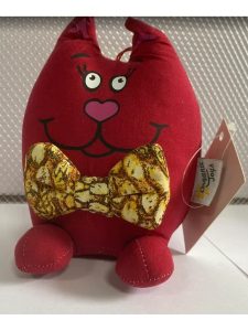 Игрушка мягкая «Кругляш Киса» красный