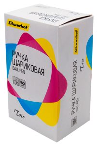 Ручка шариковая 0,7мм Trio 50шт Синяя