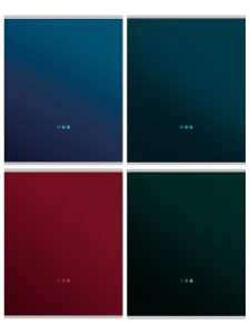 Тетрадь 96л клетка Темная классика 6шт/1 дизайн