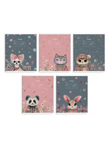 Тетрадь 12л клетка Сказочные животные 10шт