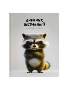 Дневник 1-11 48л 7БЦ Сердитый енот