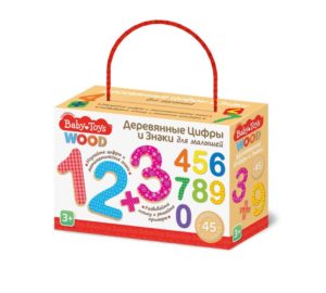 Игра Арифметика (деревянные цифры и знаки) Baby Toys Wood