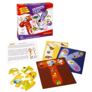 Игра ЛОГОПАЗЛЫ. ПАРНЫЕ СОГЛАСНЫЕ Г-К, Д-Т 2 в 1