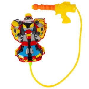 Водный пистолет с рюкзаком-резервуаром «робот красно-сине-жёлтый»