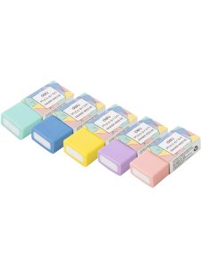 Ластик Deli Macaron 45шт 50x20x11мм