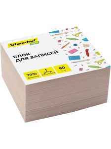 Блок для записи 90х90х45мм Silwerhof Eco Эконом