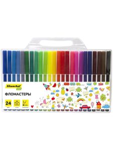 Фломастеры 24цв Silwerhof Eco