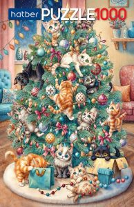 Пазлы 1000эл Premium Мяу-ёлка