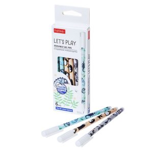 Ручка Пиши-стирай 0,6мм 6шт Lets play