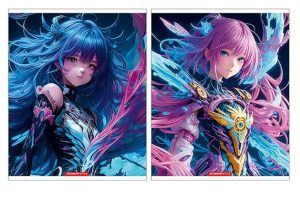 Записная книжка А6 32л Девочки Манга