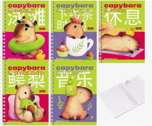 Записная книжка А6 80л гребень Капибара_day