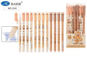 Ручка Пиши-стирай 0,38мм 12шт Капибара