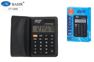 Калькулятор карманный в обложке 8 разрядный 13,8х10,2х2,6 см