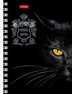 Записная книжка А6 80л гребень Royal Cats