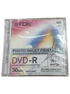 Диск photo inkjet printable mini 8cm DVD-R 1,4Gb (30 min)