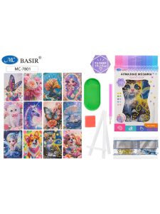 Алмазная мозаика 10х15см Рисунок ассорти-2
