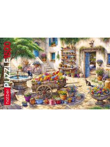 Пазлы 1500эл Цветущий дворик