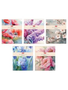 Тетрадь 48л клетка 5шт Ботаника SOFT-TOUCH