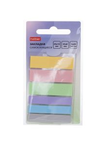 Закладки с липким краем 6цв NEWtone 20л