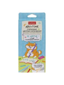 Карандаши 12цв+ 1 карандаш-ластик ART-TIME