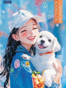 Блокнот А5 40л Premium 80г/кв.м. Bubble tea