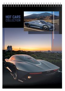 Блокнот А6 40л гребень Суперкары